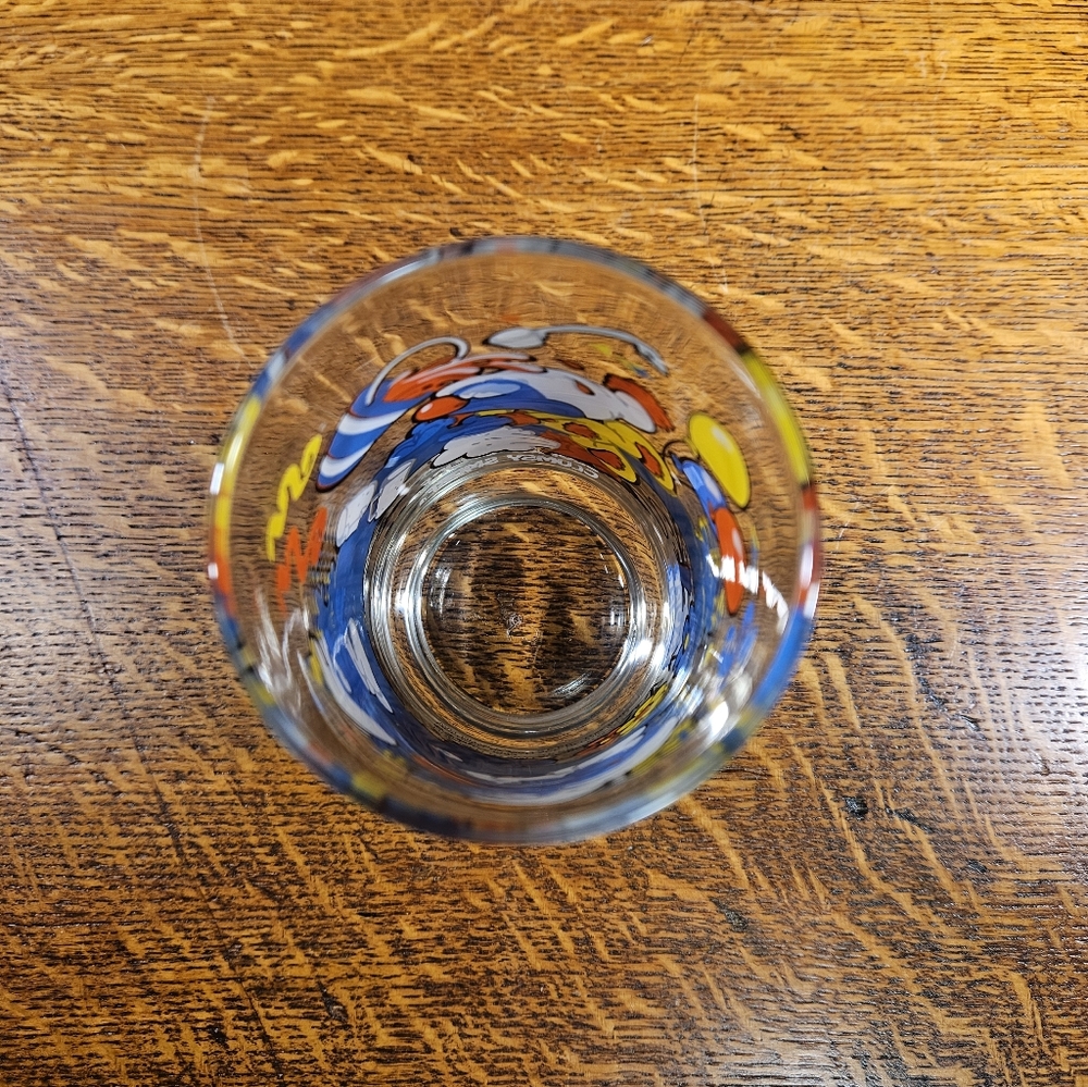 Clumsy Smurf Glass 1983 - Picture 9 of 9